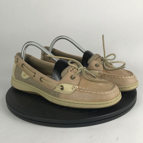 Sperry Top Sider Angelfish Boat Shoes Brown Leather 9102047 Women’s Size 10 - Picture 3 of 12
